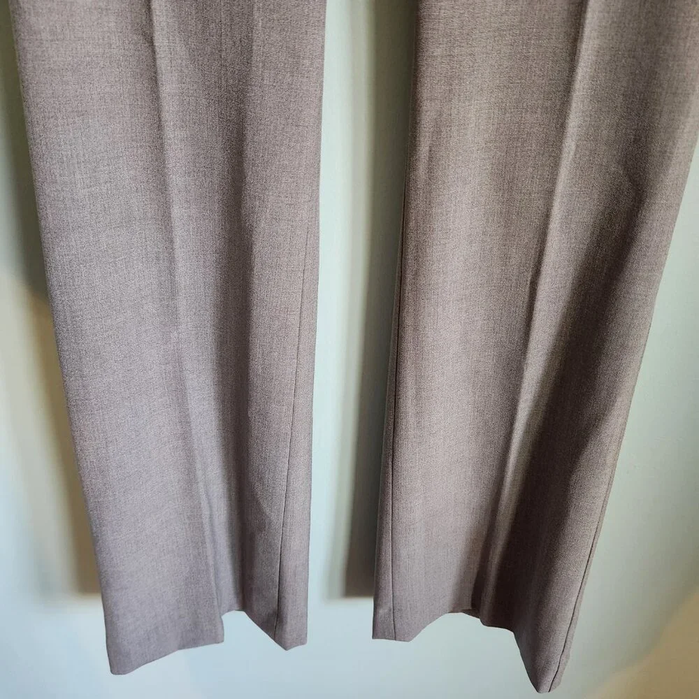 Ann Taylor Pants 8 Taupe Women's SignatureFit Trouser Leg Office Career NEW - Picture 3 of 9